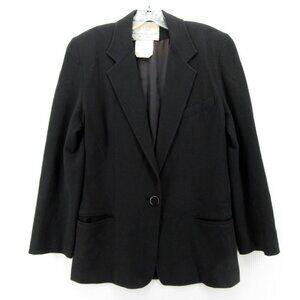VINTAGE Aquascutum Of London Blazer 38 Wool Jacket Coat One Button